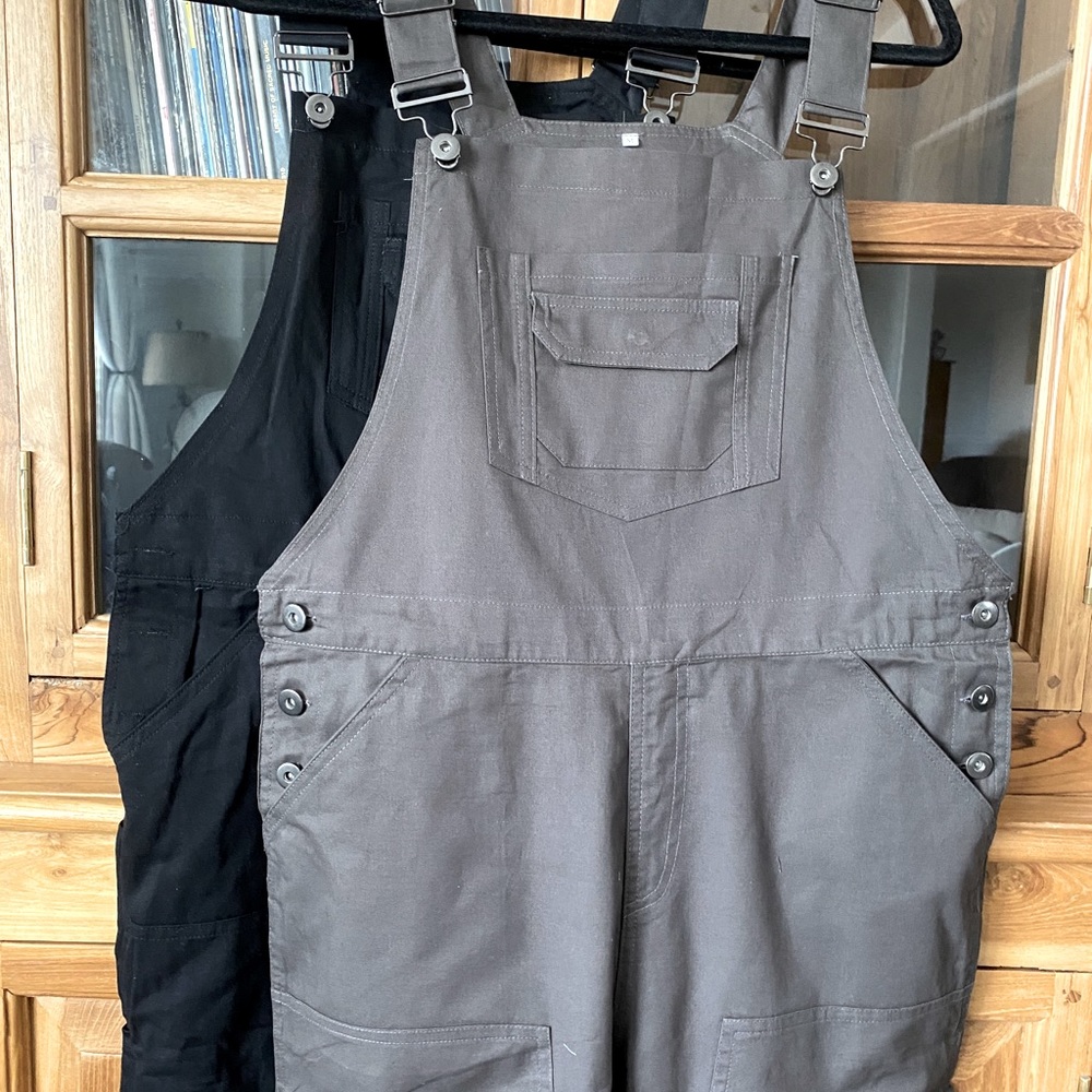 2 pair double front overalls s/m